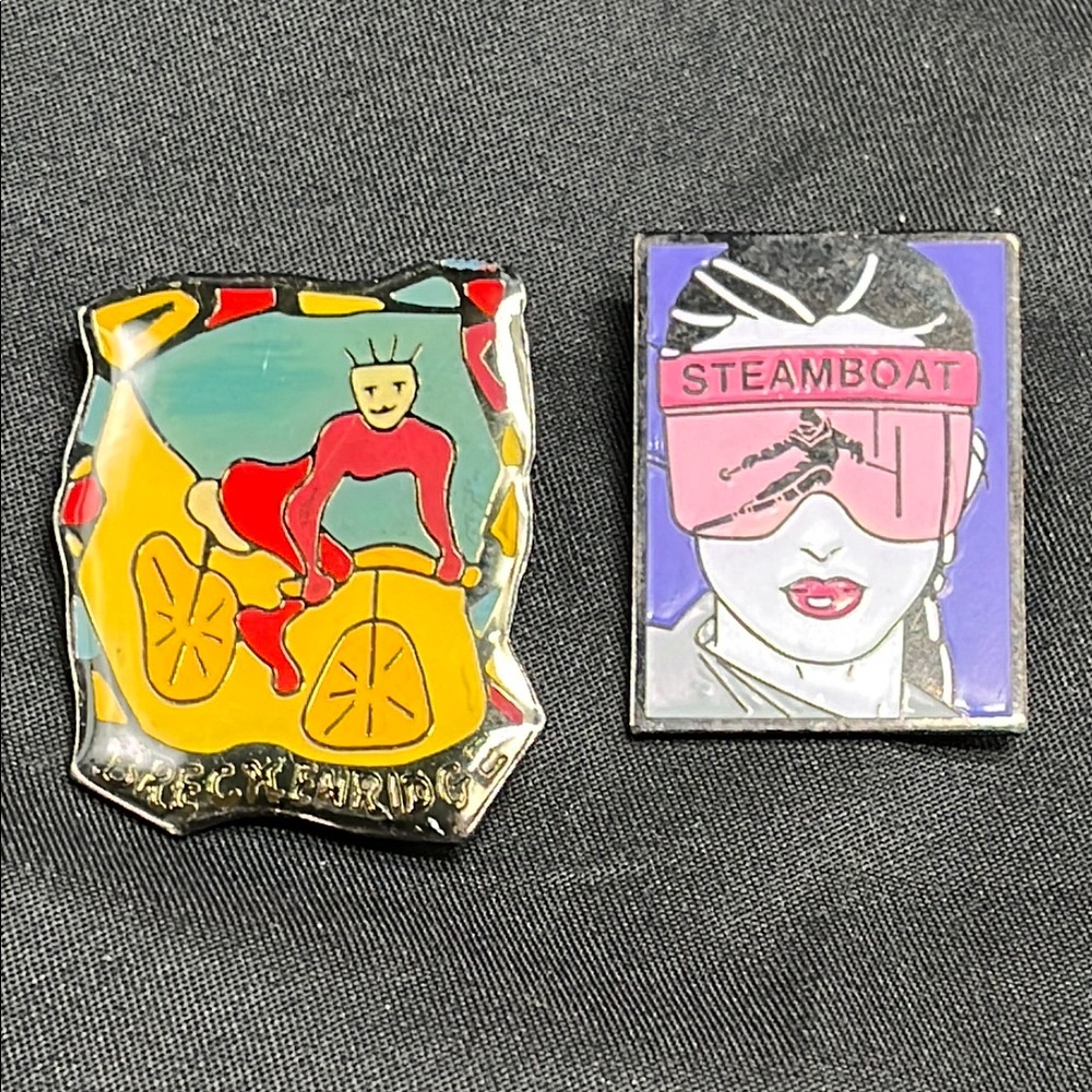 Vintage Skating Pins